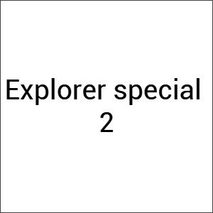 Same Explorer special 2